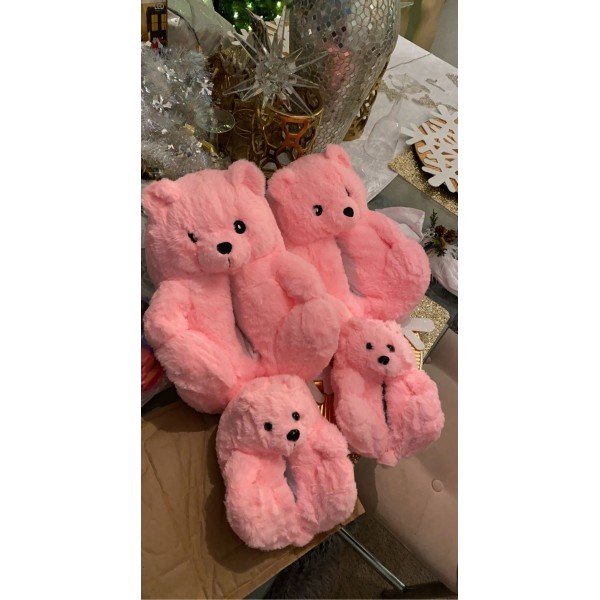 Teddy Bear Slippers (kids)