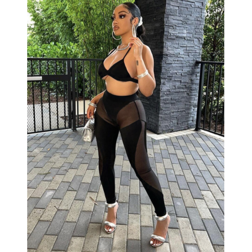 Mesh pants sets